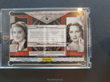 2011 Panini Americana Co Stars Fleming Bergman Material Trading Card Back