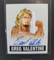 2012 Leaf Wrestling Greg Valentine GV1 Autograph Trading Card Front