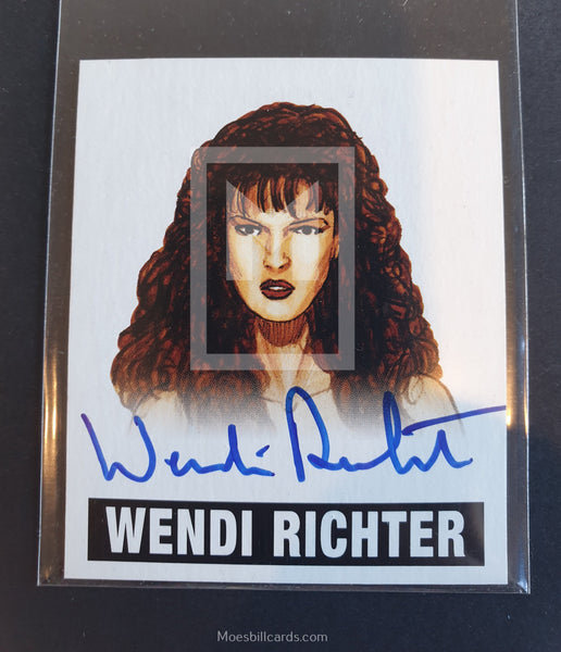 2012 Leaf Wrestling Wendi Richter A-WR1 Alternative Autograph Parallel Trading Card Front