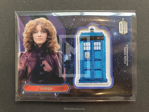 2015 Doctor Who Nyssa Trading Card Patch Front