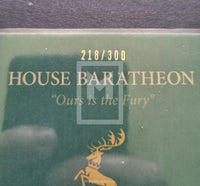 2015 Game of Thrones Season 4 Shield Pin Cards H3 House Baratheon Trading Card Number