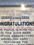 2015 Topps Star Wars Chrome Perspectives Jedi Verse Sith Geonosis Medallion Trading Card Dooku Yoda Numbered