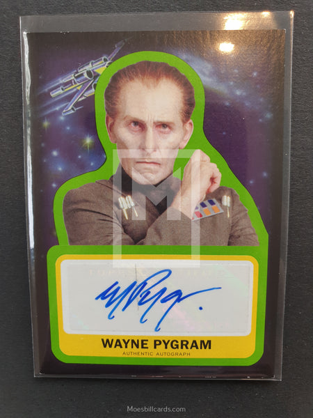 2015 Topps Star Wars Jounery to the Force Awakens Autograph Trading Card Wayne Pygram Front