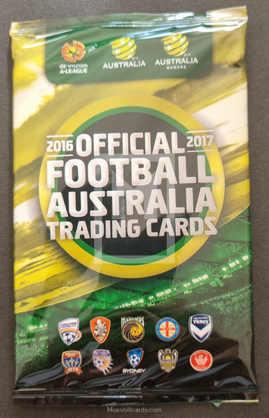 2016 17 A-League Soccer Football Australia TapnPlay Trading Card Pack Front