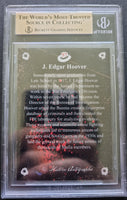 2016 The Mob Trading Card 57 J Edgar Hoover Back