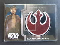 2016 Topps Star Wars Mission Briefing Rogue One Trading Card Patch 10 Captain Cassian Andor Front