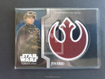 2016 Topps Star Wars Mission Briefing Rogue One Trading Card Patch 1 Jyn Erso Front
