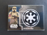 2016 Topps Star Wars Mission Briefing Rogue One Trading Card Patch 7 Shoretrooper Front
