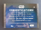 2016 Topps Star Wars The Force Awakens Series 2 Poe Dameron Galactic Medallion 26 Trading Card Back