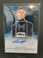 2016 Topps Star Wars The Force Awakens Series 2 Tommy Sangster Autograph Trading Card Front