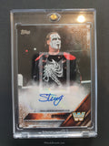 2016 Topps WWE Then Now Forever Sting Autograph Trading Card Front