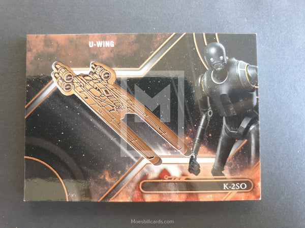 2017 Topps Star Wars Galactic Medallion Trading Card Vm-K2 Front