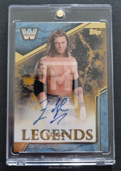 2017 Topps WWE Legends Edge Autograph LA-ED Trading Card Front
