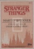 2018 Topps Stranger Things Season 1 Character Insert Trading Card ST-11 Martin Brenner Back