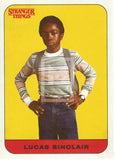 2018 Topps StrangerThings Season 1 Sticker Trading Card 6 of 20 Lucas Sinclair Front