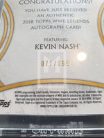 2018 Topps WWE Legends Kevin Nash Autograph Trading Card 71/199 Number
