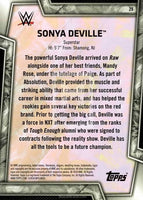 2018 Topps WWE Wrestling Absolute Divas Base Trading Card 29 Sonya Deville RC Rookie Card Back