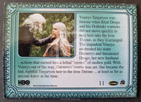 2019 Game of Thrones Inflexions Base Trading Card 11 Back