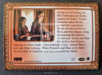 2019 Game of Thrones Inflexions Base Trading Card 22 Back