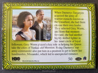 2019 Game of Thrones Inflexions Base Trading Card 50 Back