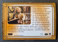 2019 Game of Thrones Inflexions Base Trading Card 72 Back
