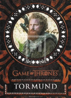 2019 Game of Thrones Inflexions Laser Cut Insert Trading Card L26 Tormund Front