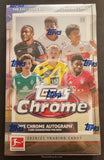 2020|21 Topps Chrome Bundesliga Soccer Trading Card Box Front