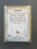 2020 Topps WWE Transcendent Autograph Trading Card A-AA Andrade Green Parallel Back