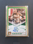 2020 Topps WWE Transcendent Autograph A-AB Aliester Black Green Parallel 2/15 Trading Card Front