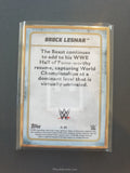 2020 Topps WWE Transcendent Autograph Trading Card A-BI Brock Lesner Blue Parallel Back