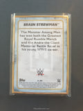 2020 Topps WWE Transcendent Autograph Trading Card A-BR Braun Strowman Purple Parallel Back