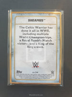2020 Topps WWE Transcendent Autograph Trading Card A-CW Sheamus Purple Parallel Back