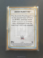 2020 Topps WWE Transcendent Autograph Trading Card A-DR Drew McIntyre Back