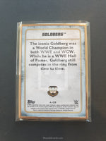 2020 Topps WWE Transcendent Autograph Trading Card A-GB Goldberg Back
