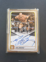 2020 Topps WWE Transcendent Autograph Trading Card A-GB Goldberg Front