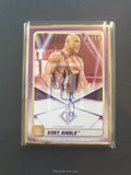 2020 Topps WWE Transcendent Autograph Trading Card A-KA Kurt Angle Purple Parallel Front