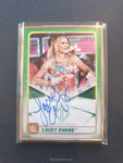 2020 Topps WWE Transcendent Autograph Trading Card A-LE Lacey Evans Green Parallel Front
