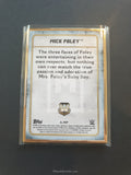 2020 Topps WWE Transcendent Autograph Trading Card A-MF Mick Foley Green Parallel Back