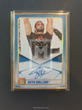 2020 Topps WWE Transcendent Autograph Trading Card A-SR Seth Rollins Blue Parallel Front