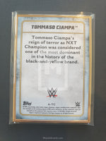 2020 Topps WWE Transcendent Autograph Trading Card A-TC Tommaso Ciampa Green Parallel Back