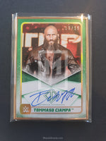 2020 Topps WWE Transcendent Autograph Trading Card A-TC Tommaso Ciampa Green Parallel Front