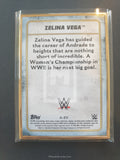 2020 Topps WWE Transcendent Autograph Trading Card A-ZV Zelina Vega Green Parallel Back