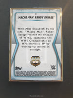 2020 Topps WWE Transcendent Base Trading Card 25 Macho Man Back