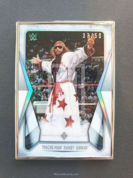 2020 Topps WWE Transcendent Base Trading Card 25 Macho Man Front