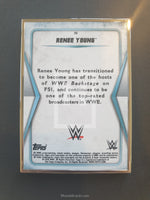 2020 Topps WWE Transcendent Base Trading Card 35 Renee Young Back