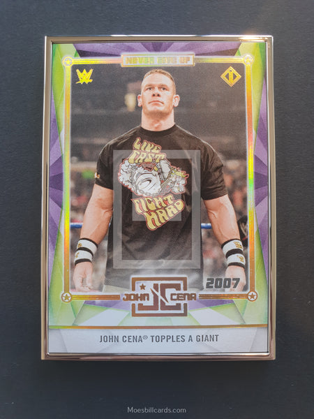 2020 Topps WWE Transcendent John Cena Tribute Trading Card JCRP-14 Front