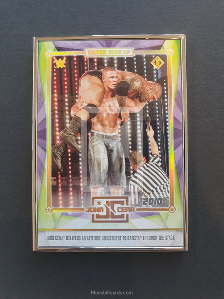 2020 Topps WWE Transcendent John Cena Tribute Trading Card JCRP-24 Front