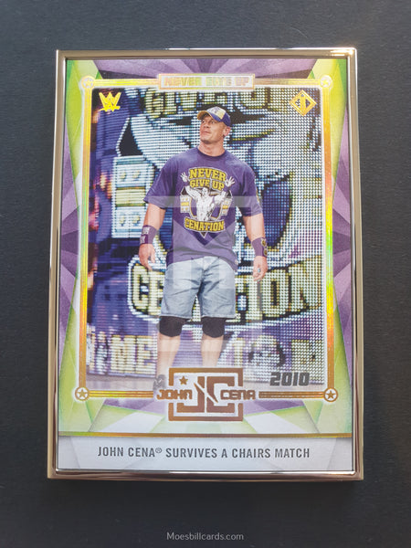 2020 Topps WWE Transcendent John Cena Tribute Trading Card JCRP-26 Front