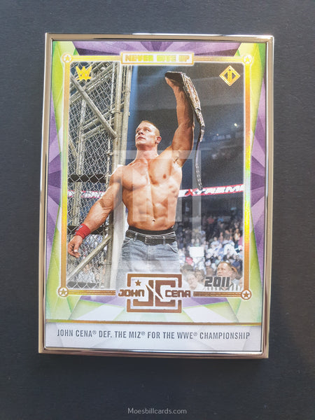 2020 Topps WWE Transcendent John Cena Tribute Trading Card JCRP-28 Front