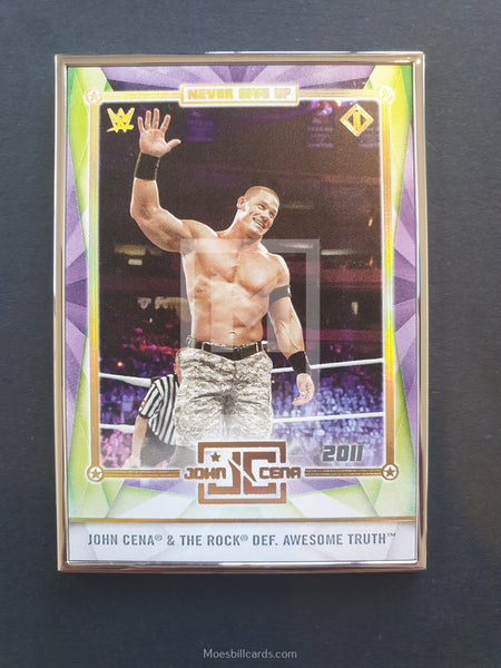 2020 Topps WWE Transcendent John Cena Tribute Trading Card JCRP-30 Front